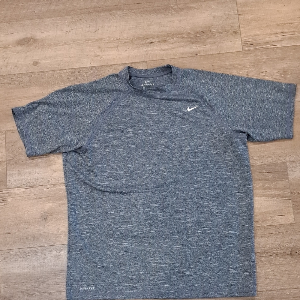 Nike Blue Short Sleeve Tee Athletic Style